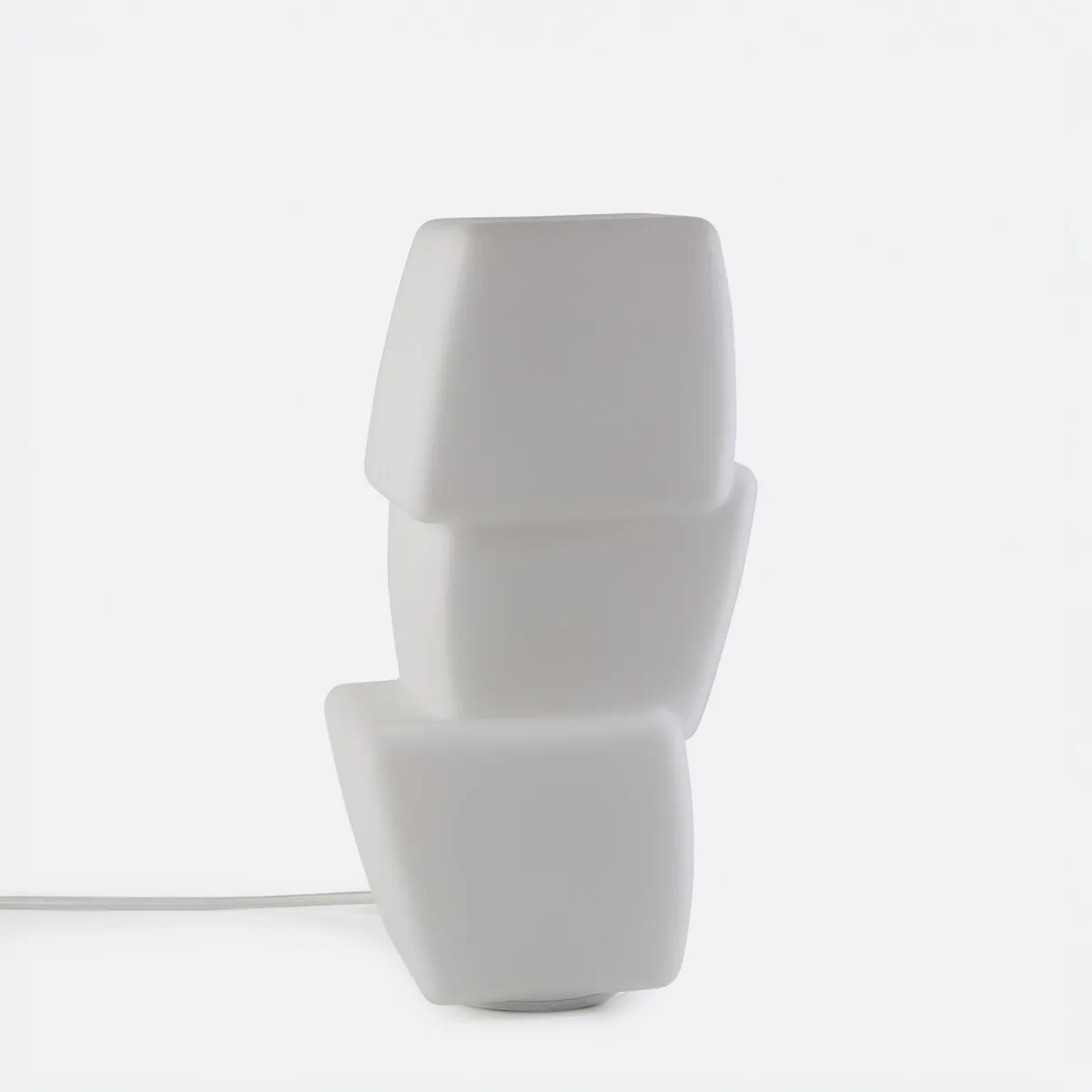 Lampe À Poser En Verre Opaline, ETERA