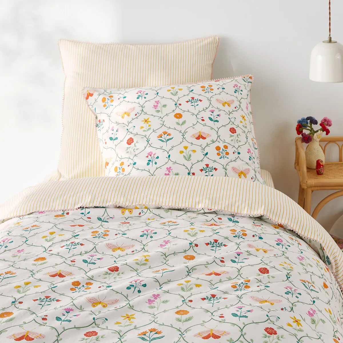 Housse De Couette Enfant 50% Coton Recyclé, Emily