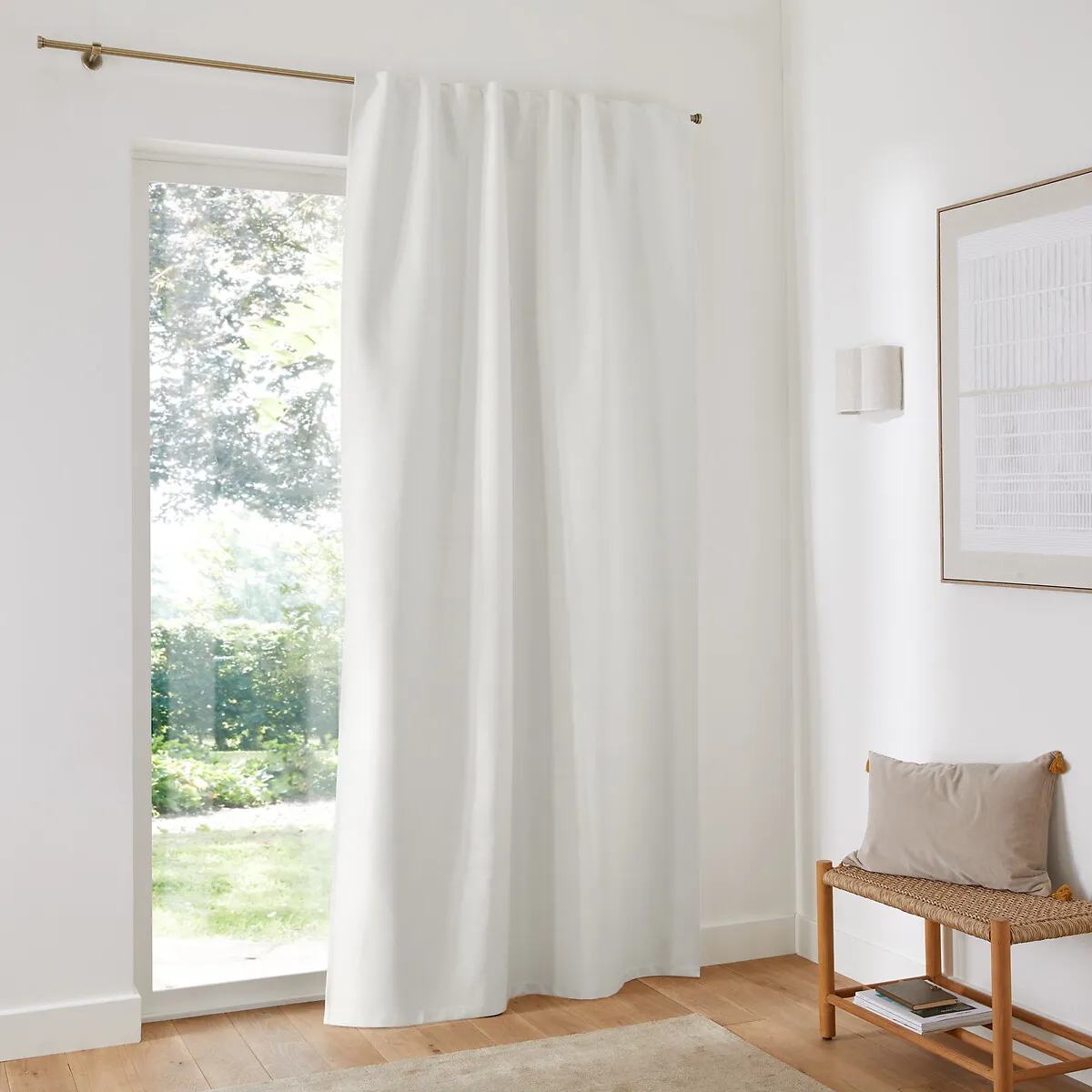 Rideau Occultant Polyester Recyclé, Galon Fronceur Et Wave, SELECT — vue 3