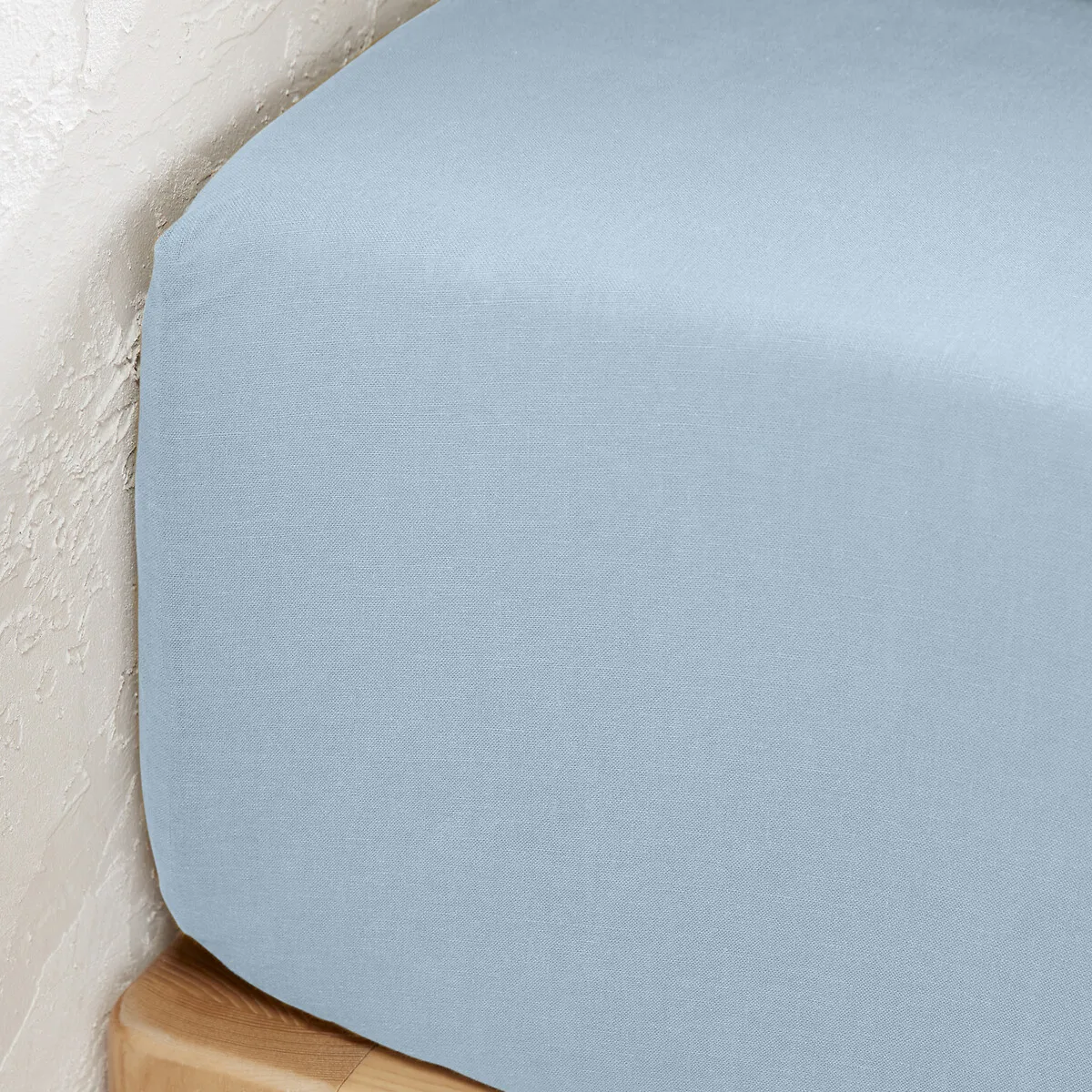 Drap Housse Lin Lavé, Bonnet 30cm, Linot — vue 3