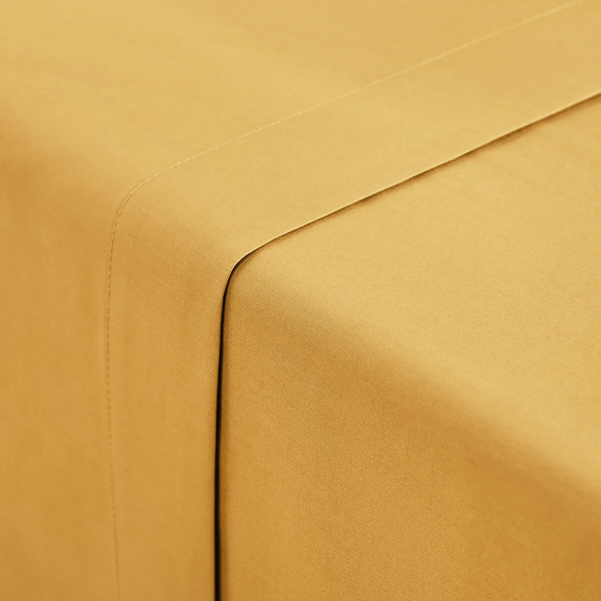 Drap Plat Uni En Percale De Coton Bio Scenario — vue 3