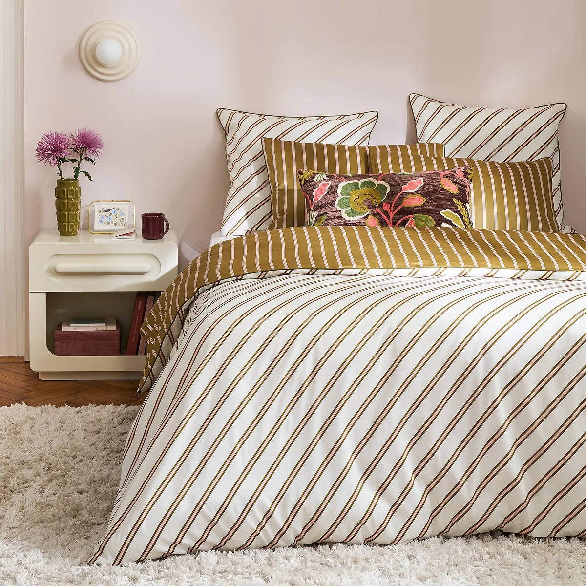 Housse De Couette Satin De Coton, Georgio Absinthe — vue 3