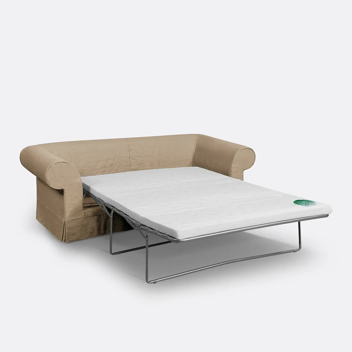 Canapé Droit Convertible, 2 Ou 3 Places, Déhoussable, En Lin Épais, ADELIA — vue 3