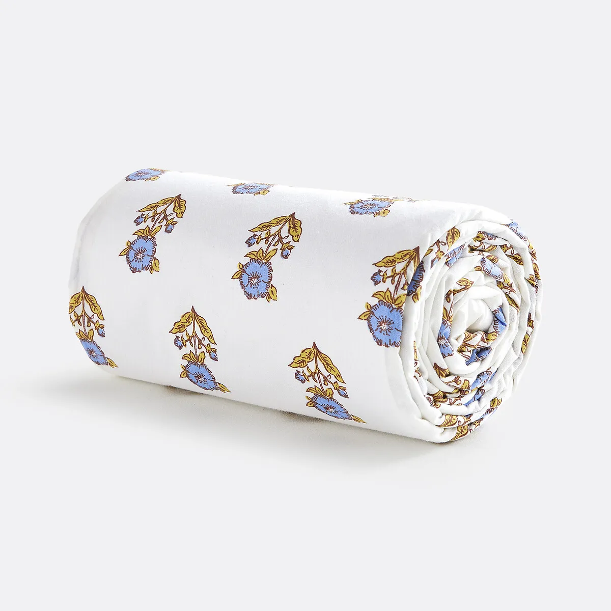 Drap-housse Enfant, En Coton Lavé, Imprimé Fleurs, DIMANI — vue 3