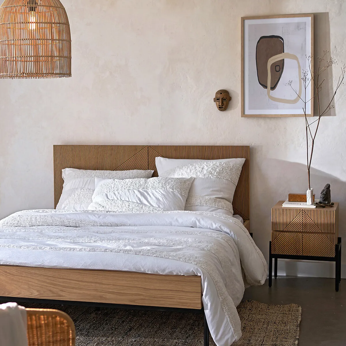 Lit Avec Sommier, Lodge — vue 3