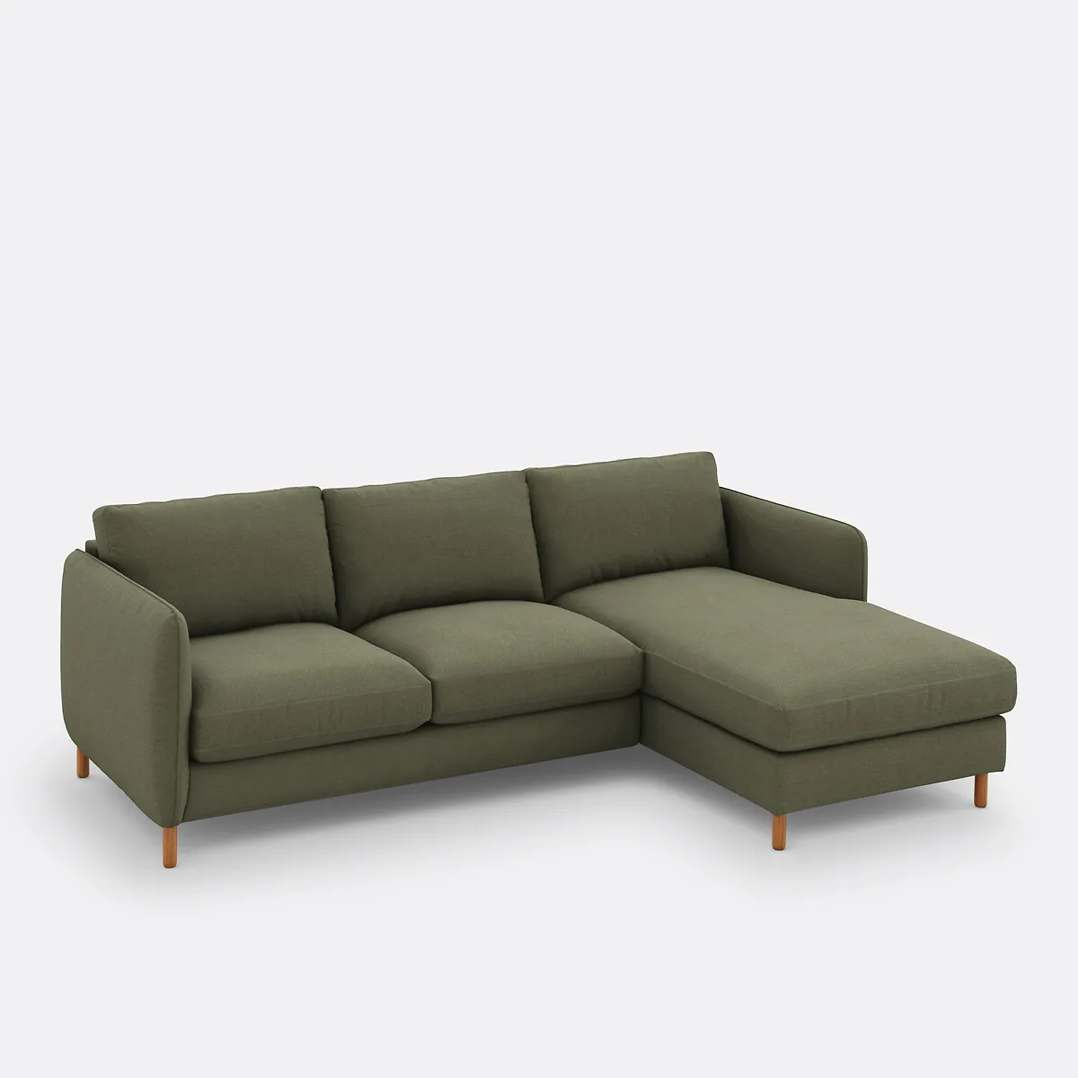 Canapé D'angle Droit, Convertible, 4 Places, En Polyester, LOMÉO — vue 3