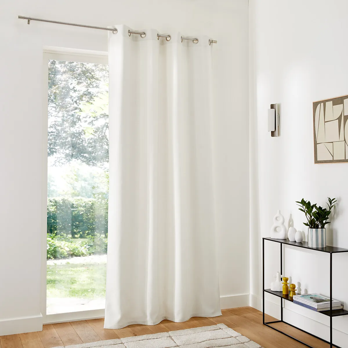 Rideau Thermique Polaire Effet Natté, Montego — vue 3
