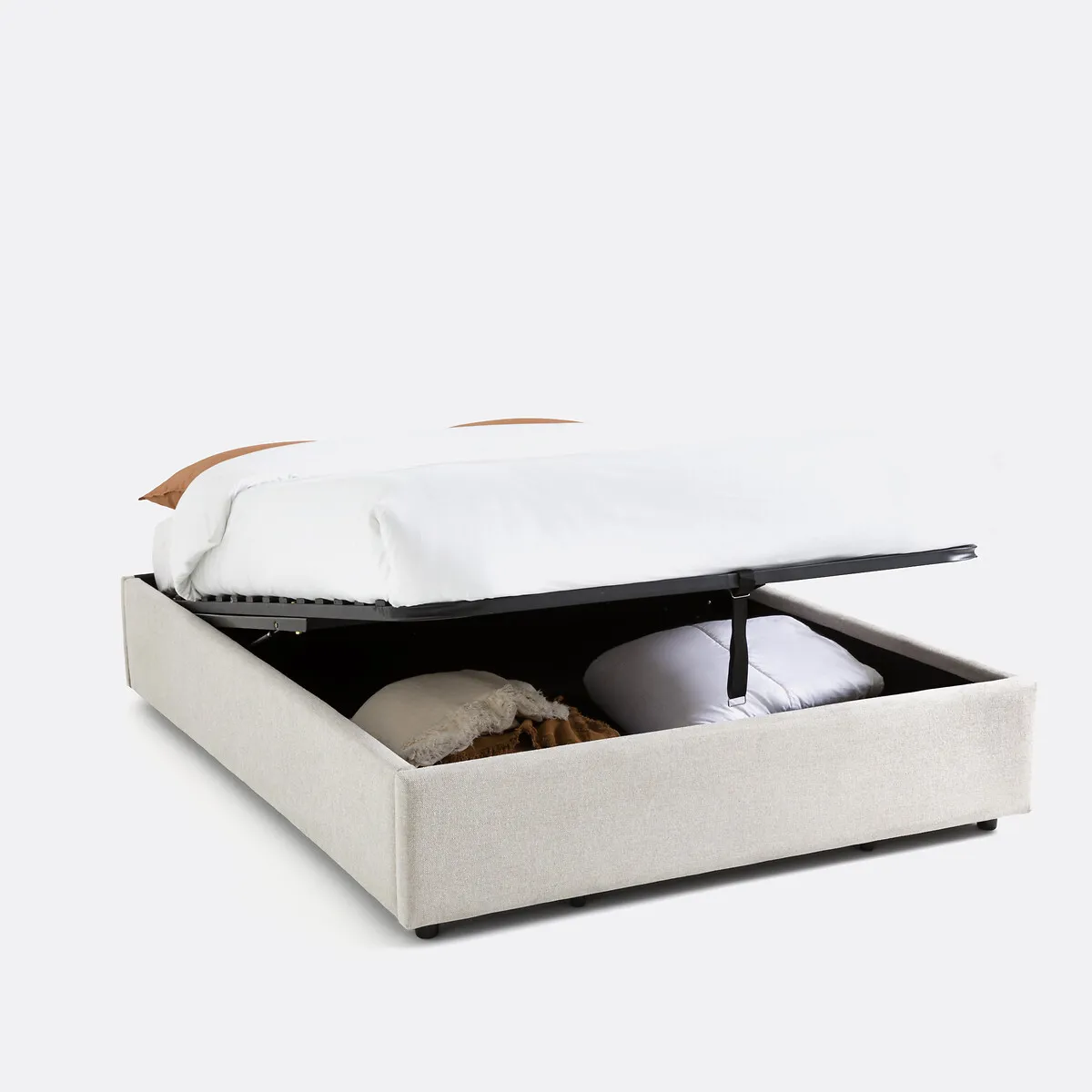Lit Coffre Avec Sommier Relevable, Papilla