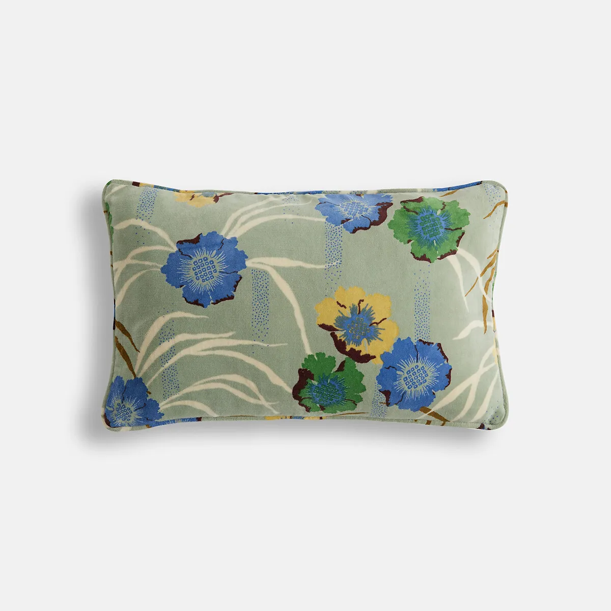 Housse De Coussin Rectangulaire 50x30, En Velours De Coton Imprimé, MOWAN