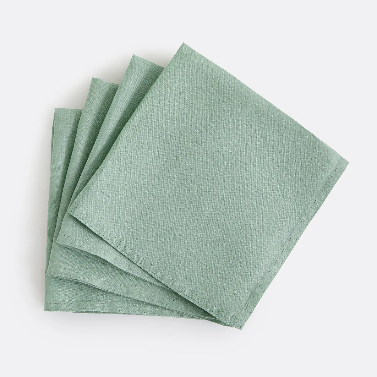 Lot De 4 Serviettes De Table Lin Lavé Victorine — vue 3