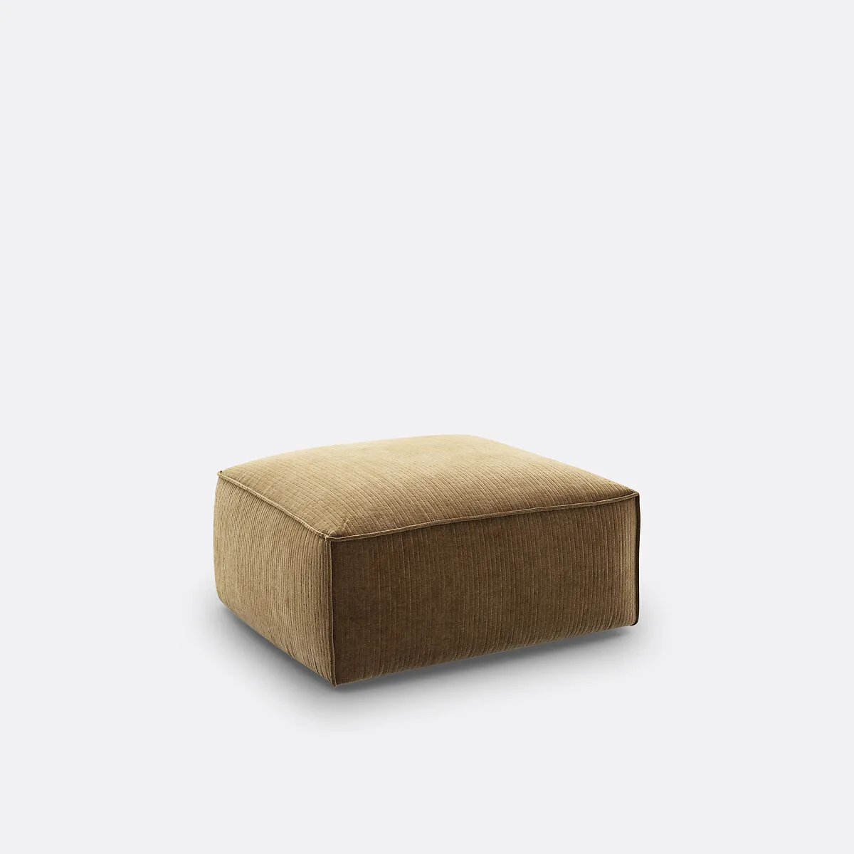 Pouf Modulable, Velours Côtelé Vintage, Seven — vue 3