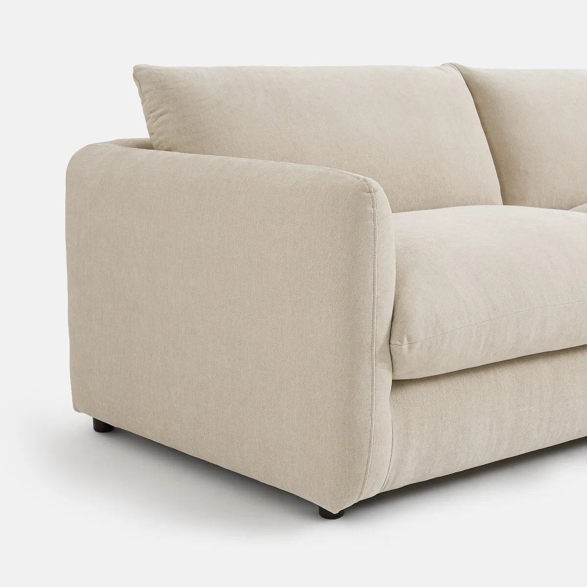 Canapé Droit 2, 3 Ou 4 Places, En Polyester Chiné, YDE — vue 3