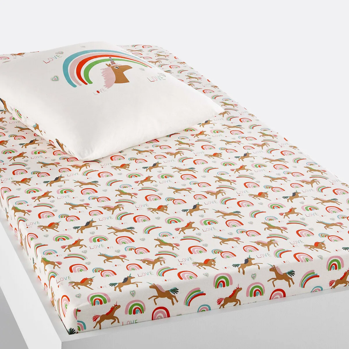 Drap-housse En Coton Biologique, Licorne
