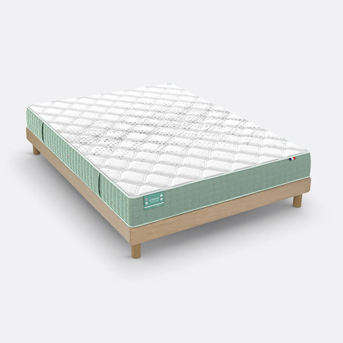 Ensemble Matelas Dos Sensible Latex, 5 Zones, Ferme, Accueil Tonique Et Sommier