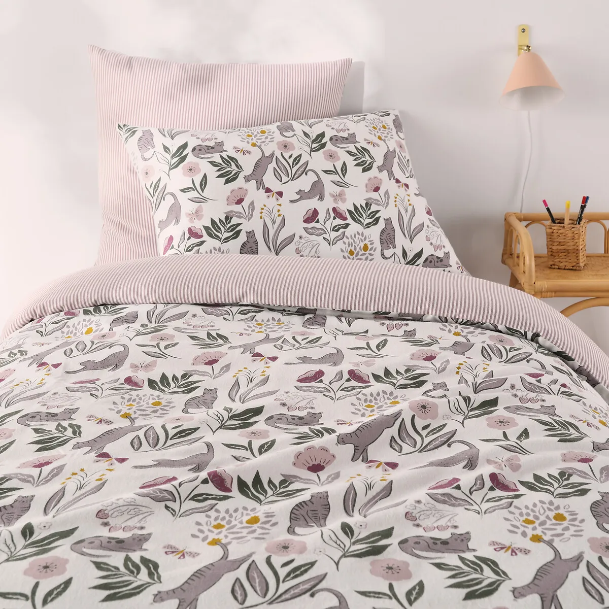 Housse De Couette Enfant En Flanelle, Elona