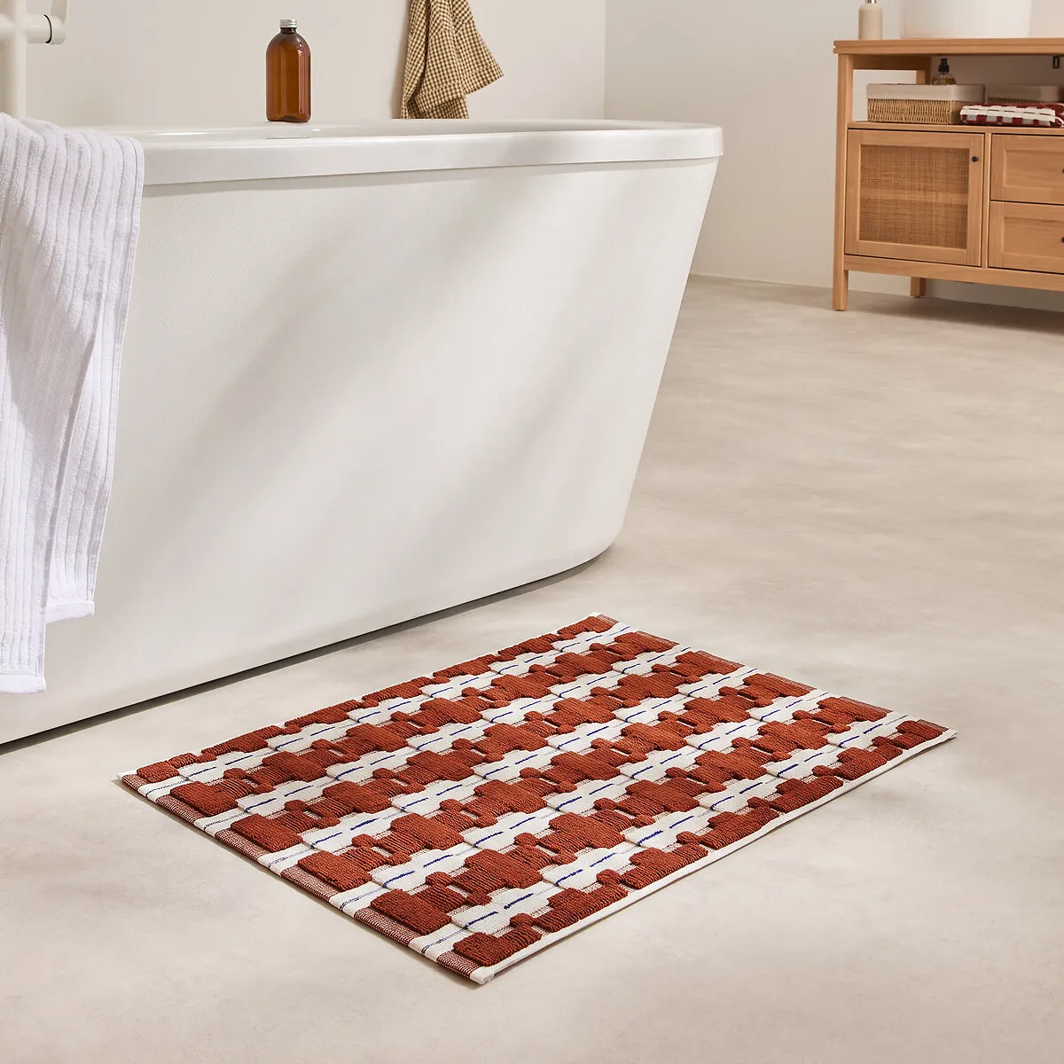 Tapis De Bain Éponge Jacquard, Meiri — vue 3