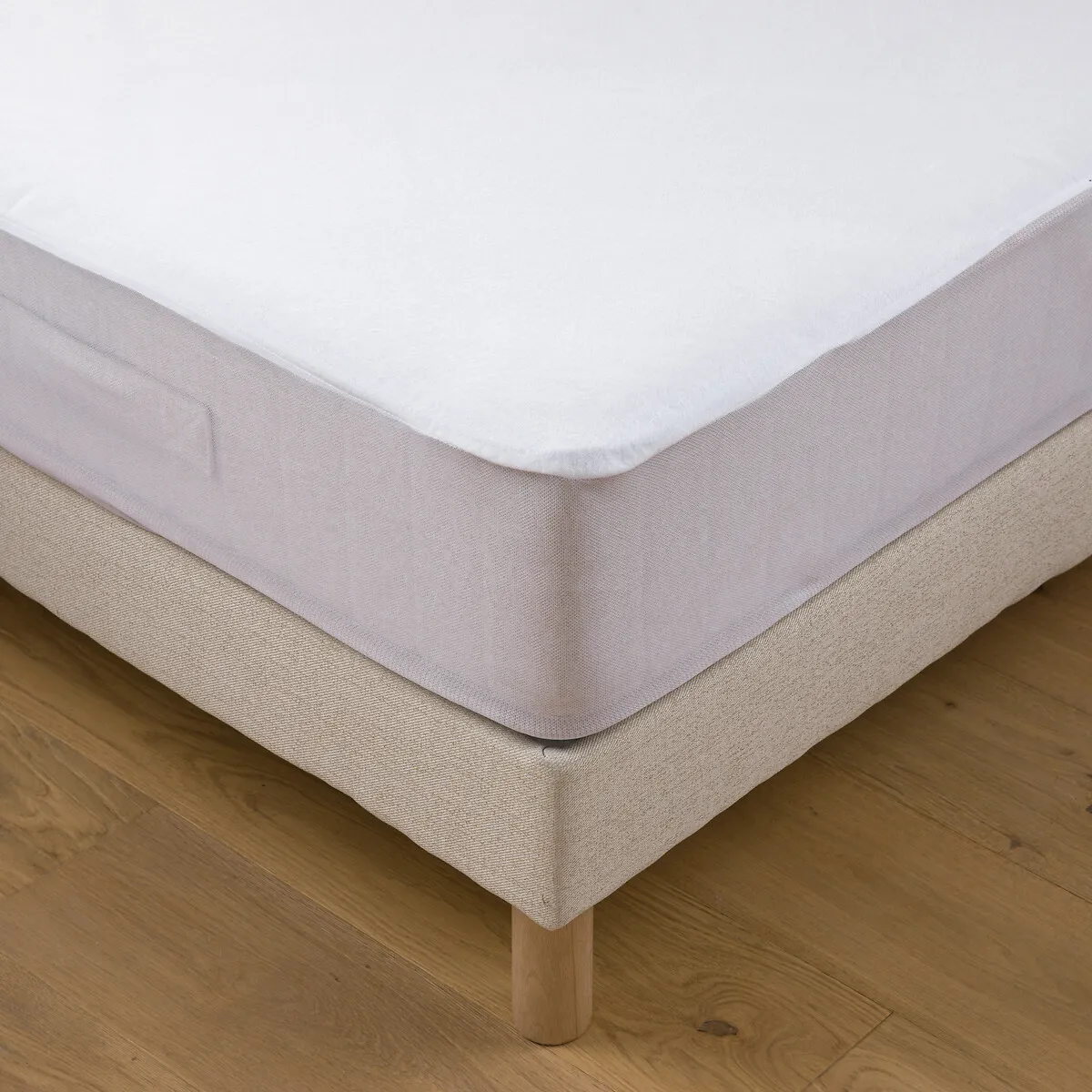 Protège-matelas, En Molleton Absorbant Antiacarien, Hauteur Maxi 30 Cm