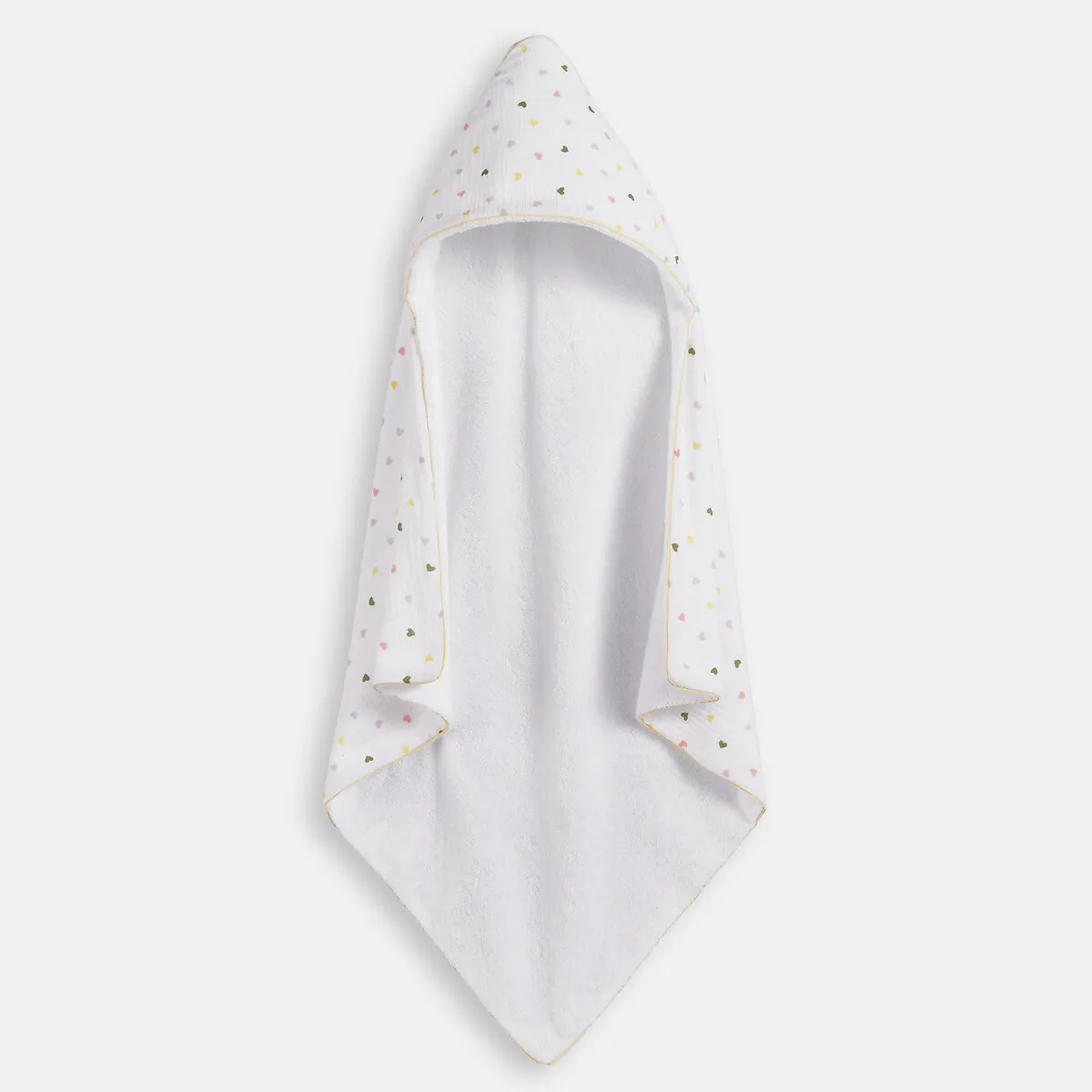 Cape De Bain En Gaze De Coton Et Éponge Bouclette 380g, SCACCO