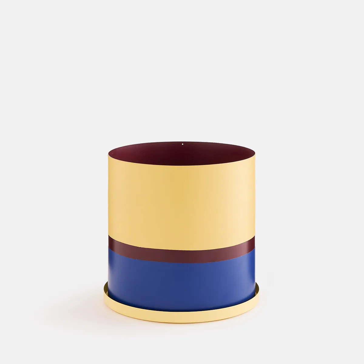 Cache-pot En Métal Fer Peint, Diamètre 20 Cm, PALAVAS