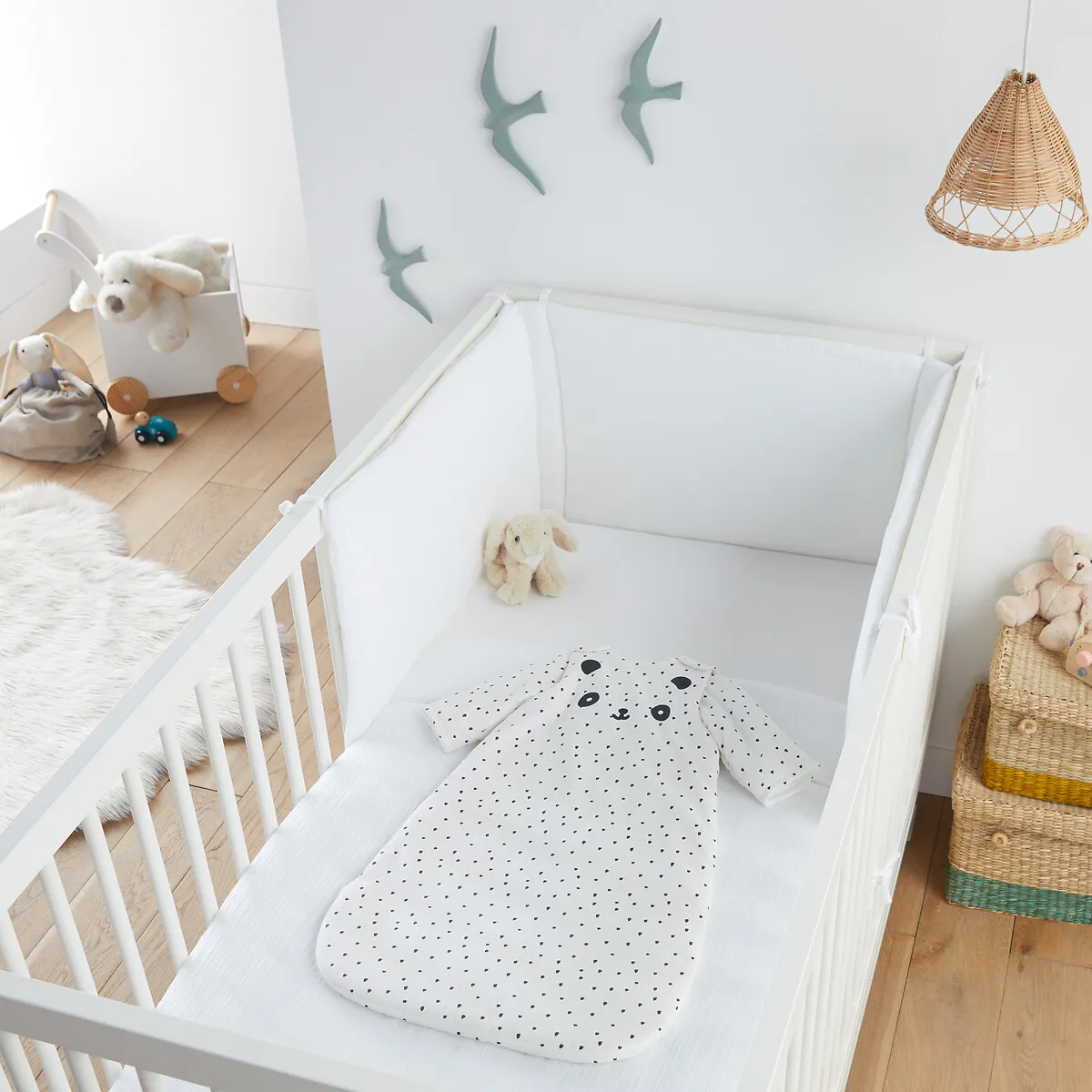 Gigoteuse Percale De Coton Hiver Panda