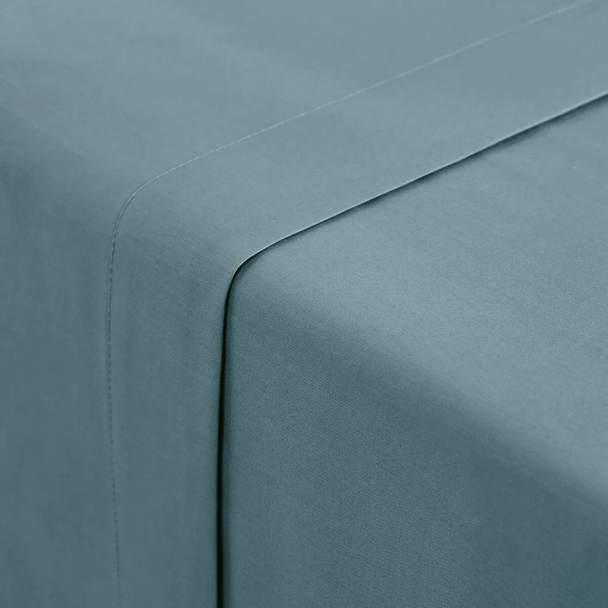Drap Plat Uni En Percale De Coton Bio Scenario — vue 3