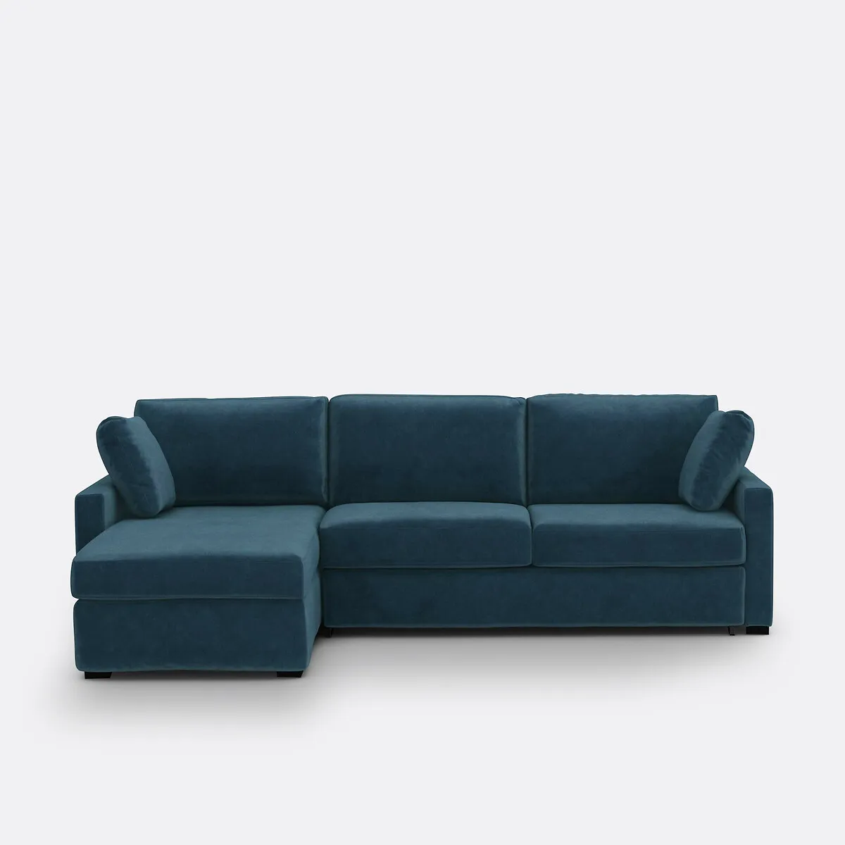 Canapé D'angle, Convertible, 4 Places, En Velours, Comfort Bultex®, TIMOR