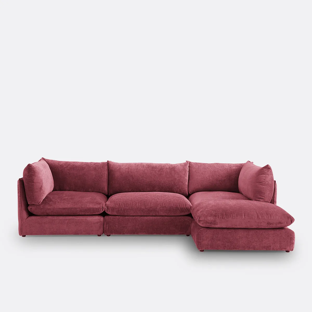 Pouf Modulable, Velours Épais, MALO — vue 3