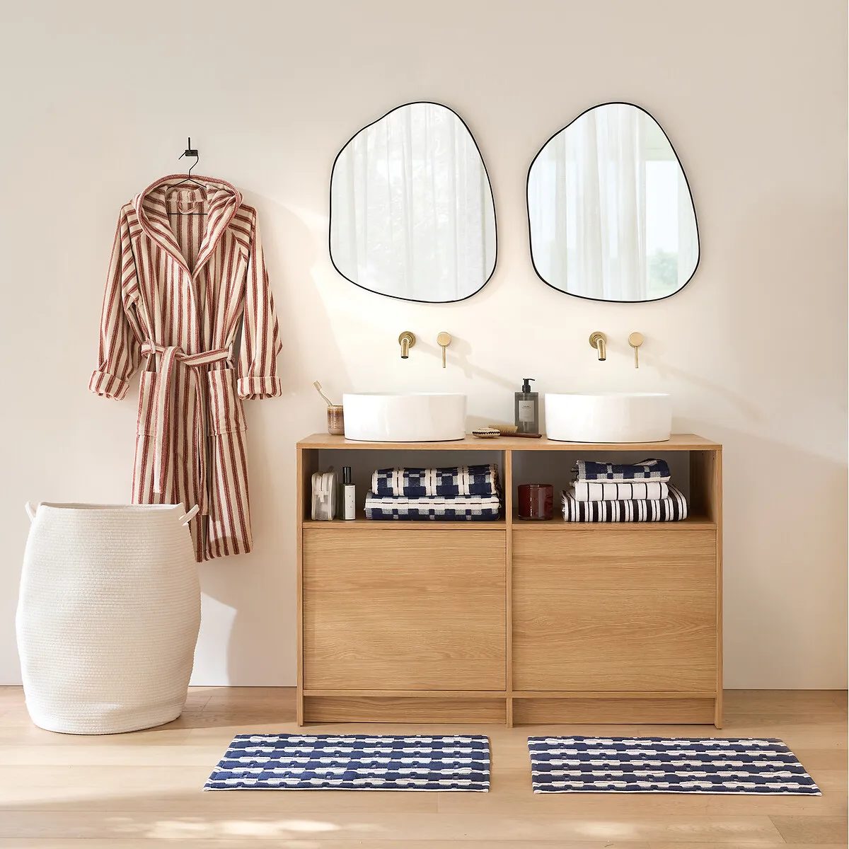 Tapis De Bain Éponge Jacquard, Meiri — vue 3
