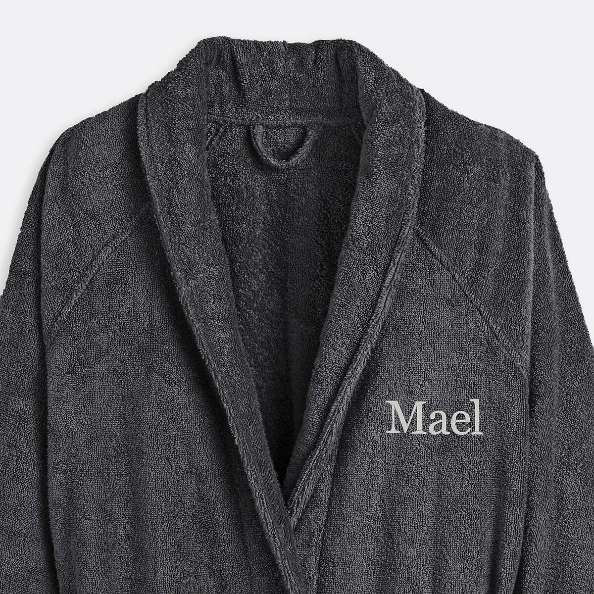 Peignoir Éponge Col Châle Personnalisé, Haxel — vue 3