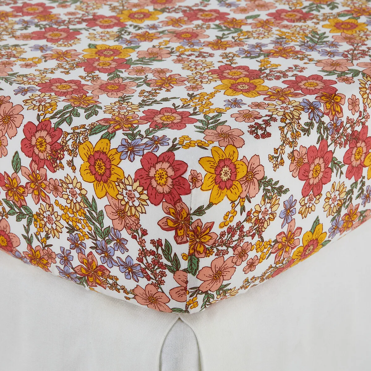 Drap-housse En Coton Lavé Bonnet 25 Cm, Meredith — vue 3