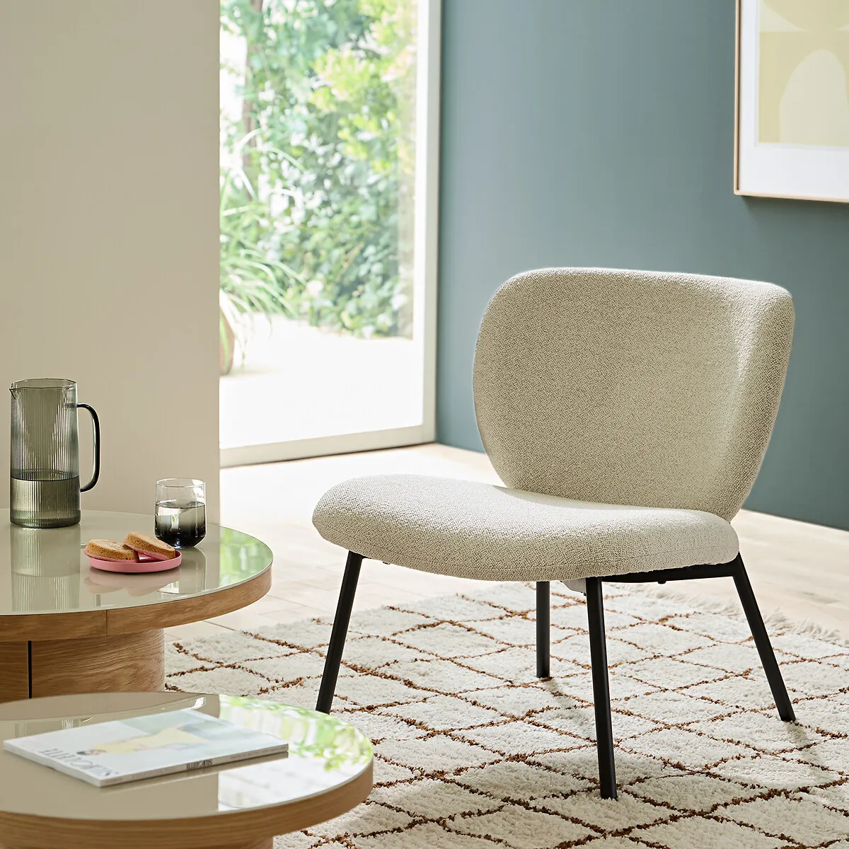 Fauteuil Lounge Rembourré, BELVINI — vue 3
