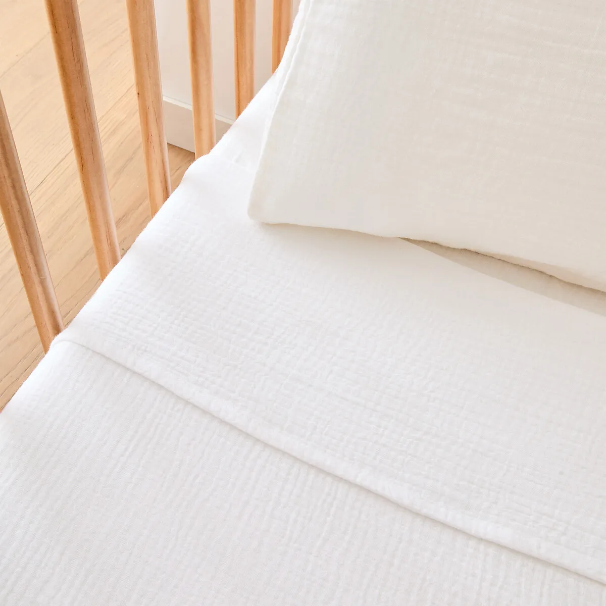 Drap Plat Bébé, En Gaze De Coton, KUMLA — vue 3
