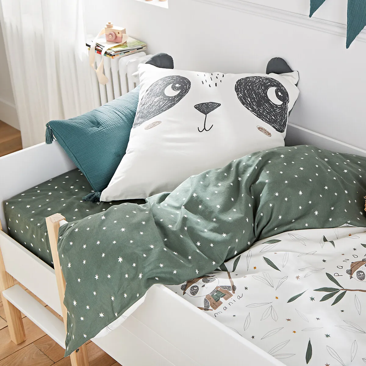 Drap-housse Coton, Panda Mania — vue 3