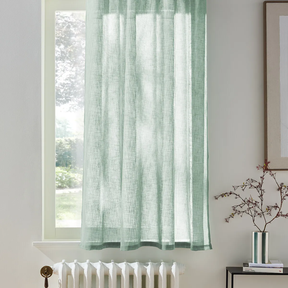 Voilage Radiateur À Galon Fronceur Et Wave, NYONG