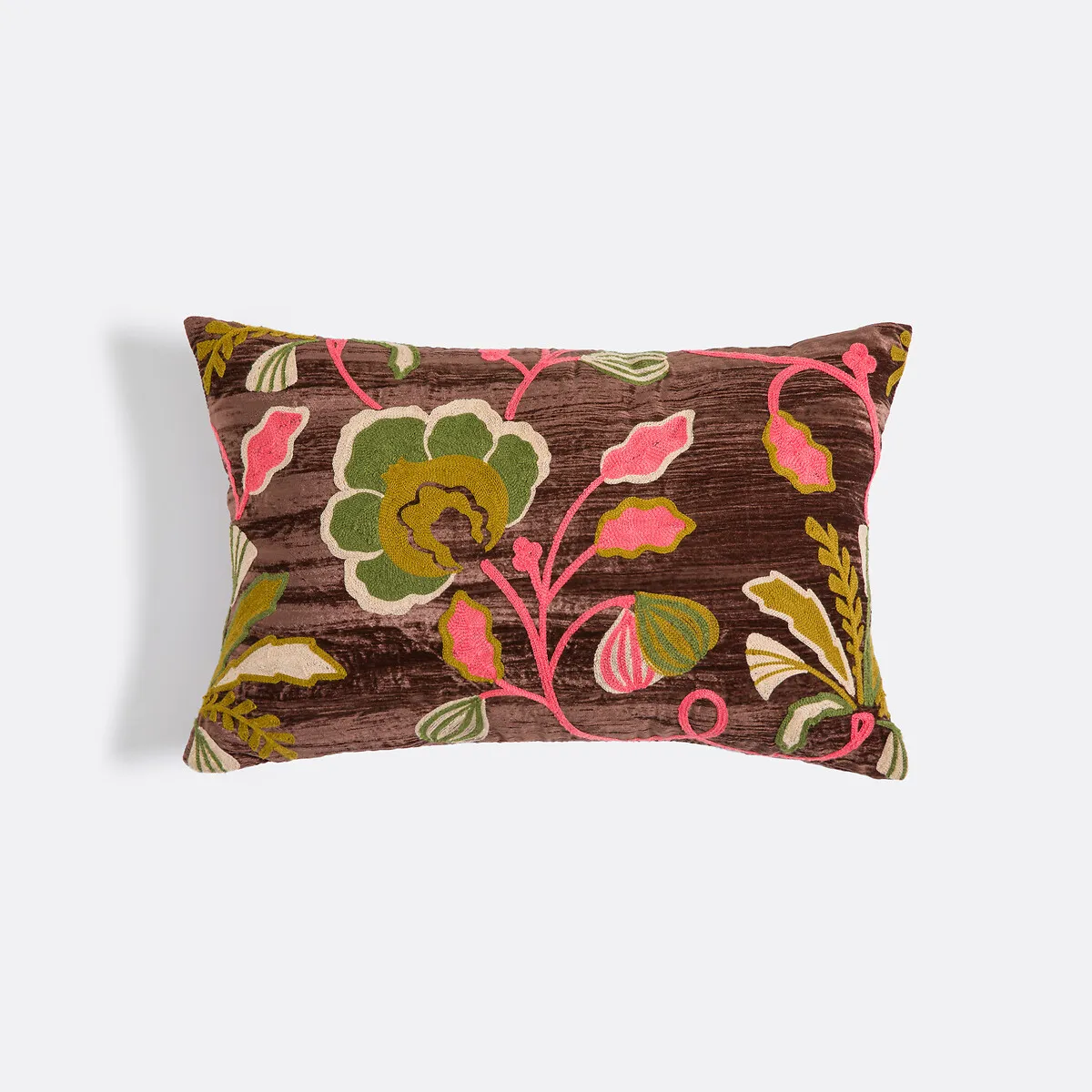 Housse De Coussin Panne De Velours, Sidonie