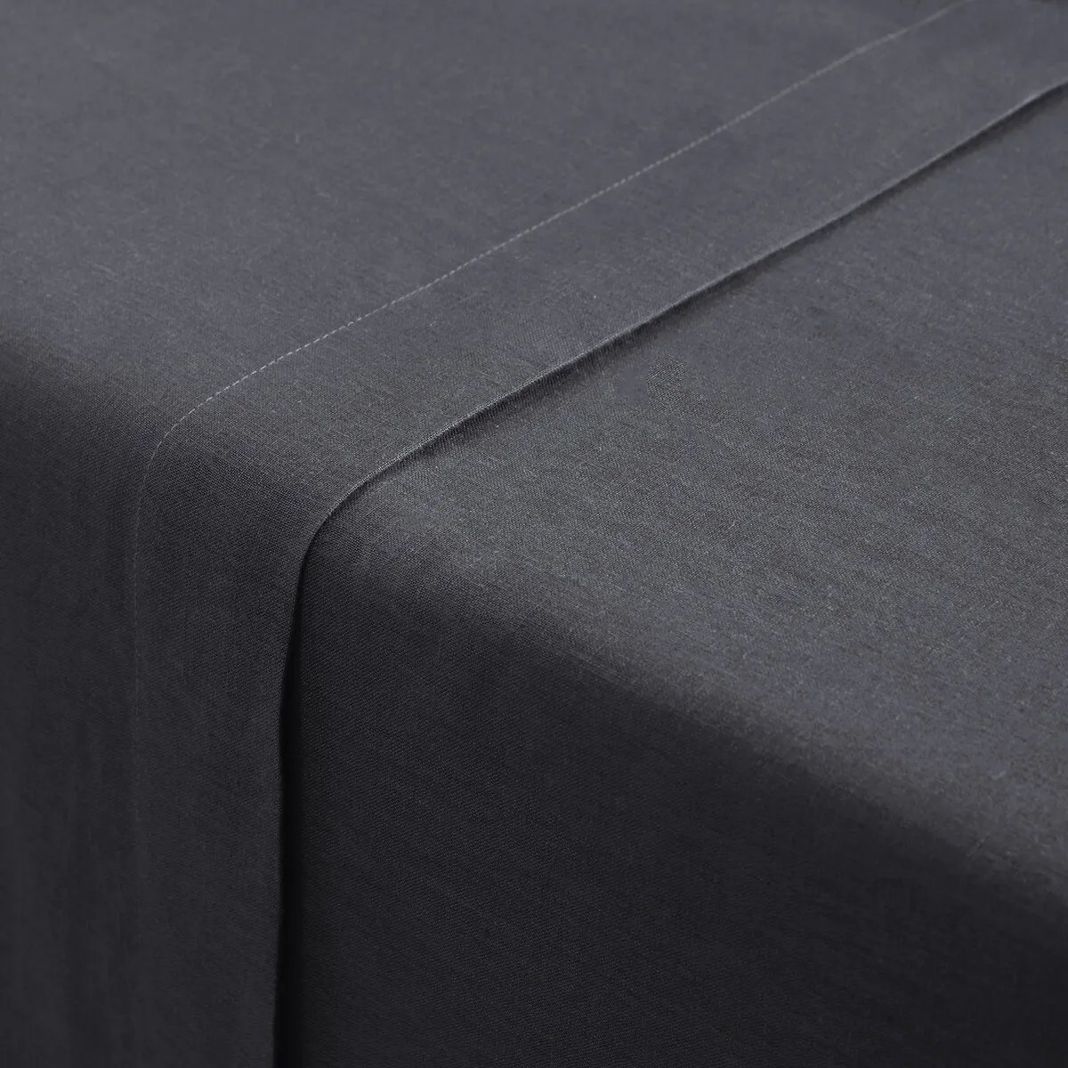 Drap Plat Uni En Lin Lavé, Linot — vue 3