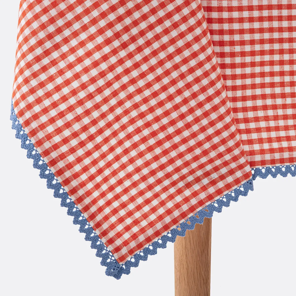 Nappe Motif Vichy Tissé Teint Coton/lin Trattoria — vue 3