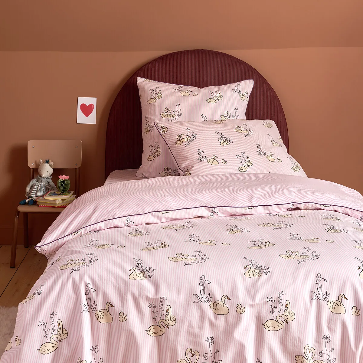 Taie D'oreiller Enfant 50% Coton Recyclé, Swan — vue 3