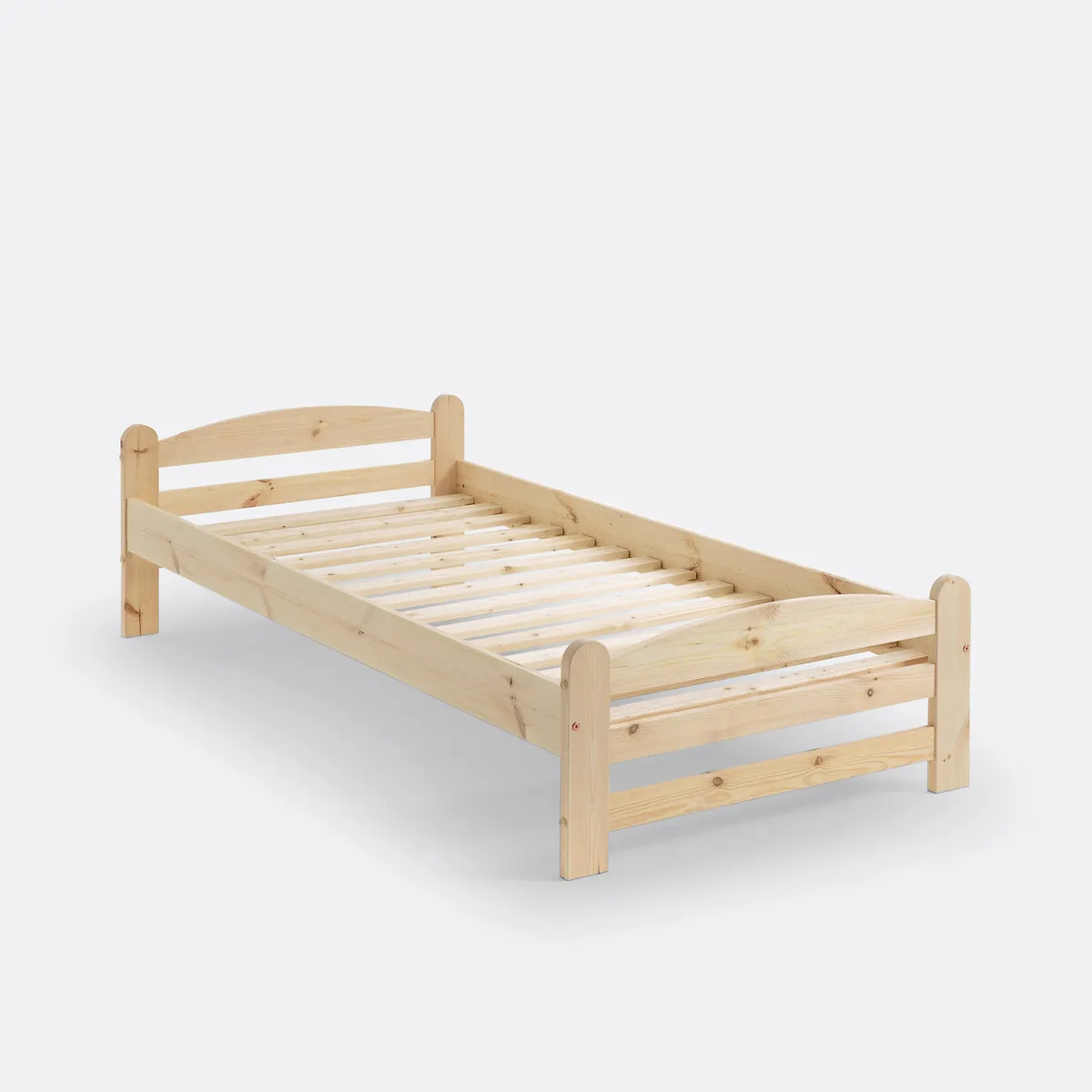 Lit En Pin Massif Avec Sommier, Loan