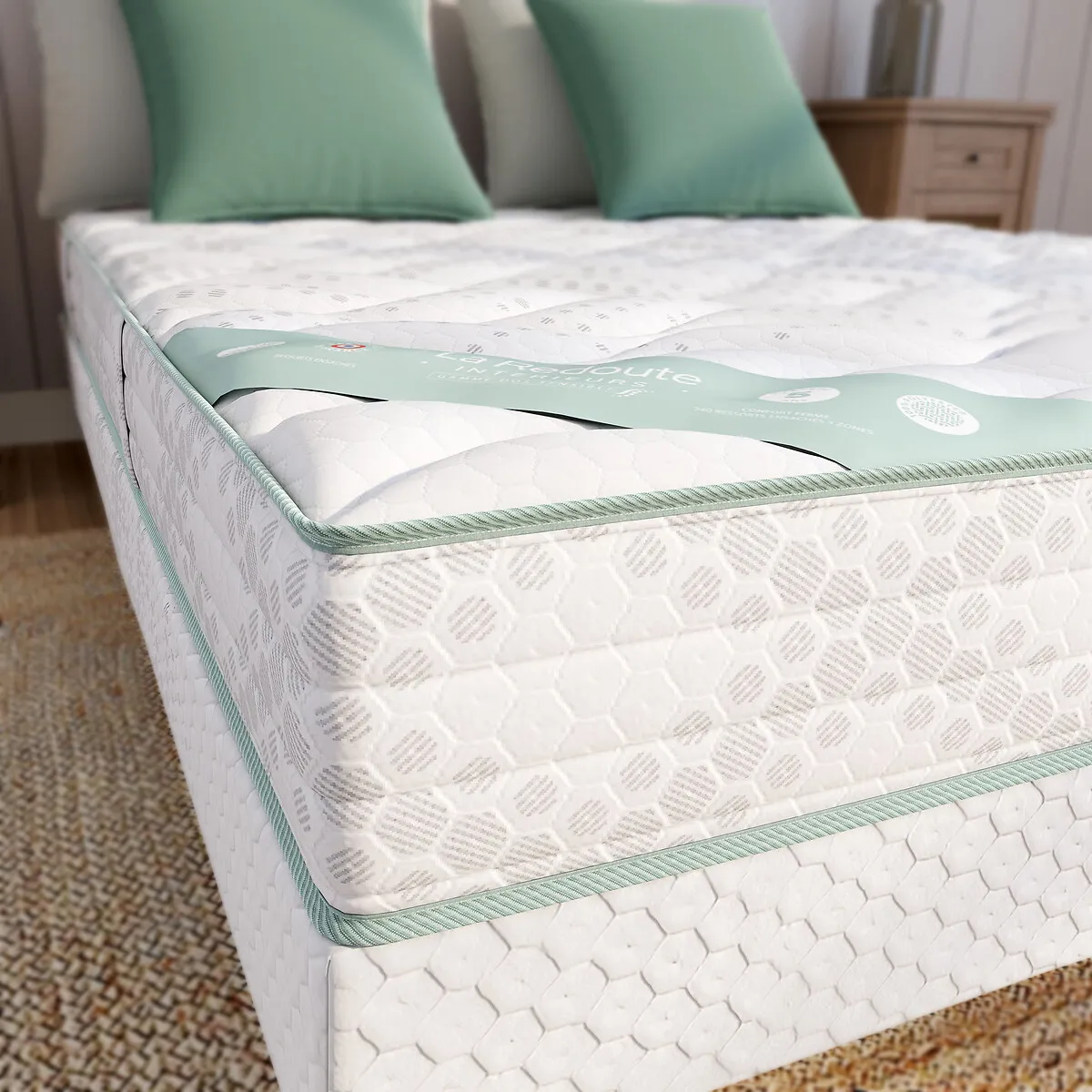 Matelas Dos Sensible, 580 Ressorts, 5 Zones, Soutien Ferme, Accueil Moelleux — vue 3