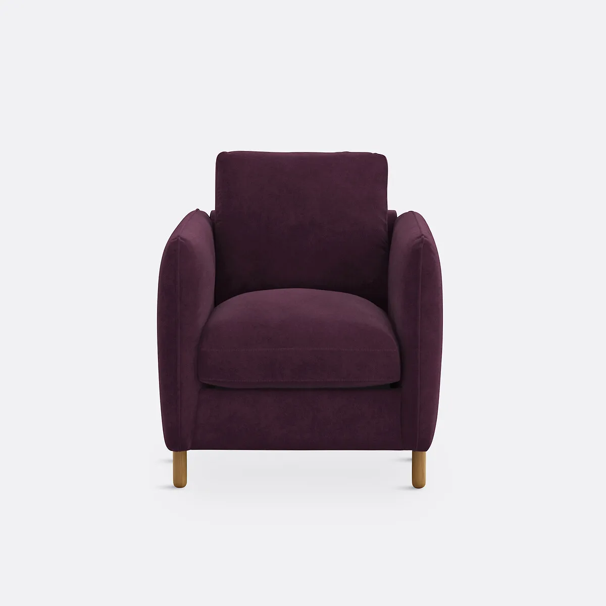 Fauteuil Velours, Lomeo — vue 3