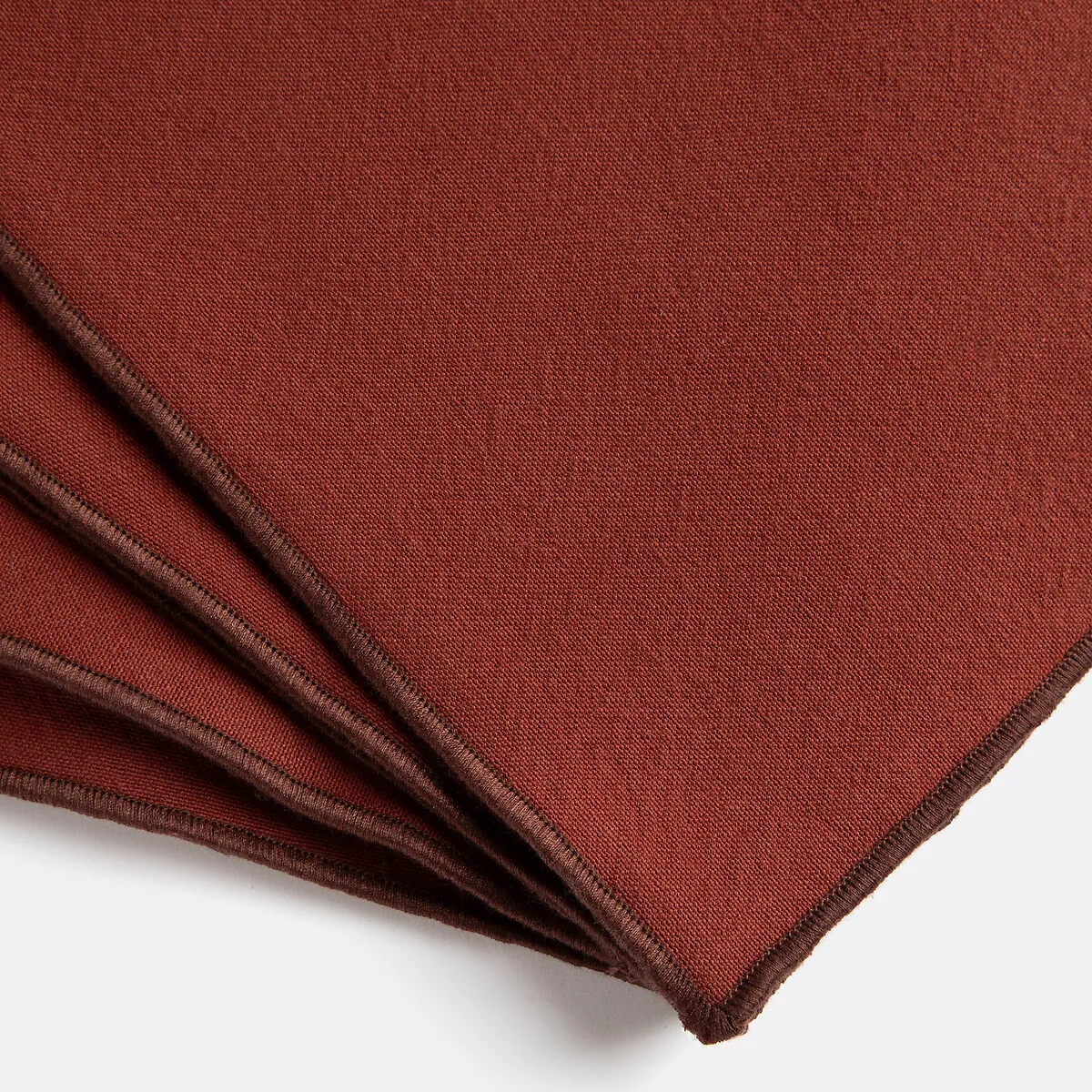 Lot De 4 Serviettes De Table, Coton Lavé, Tampa — vue 3