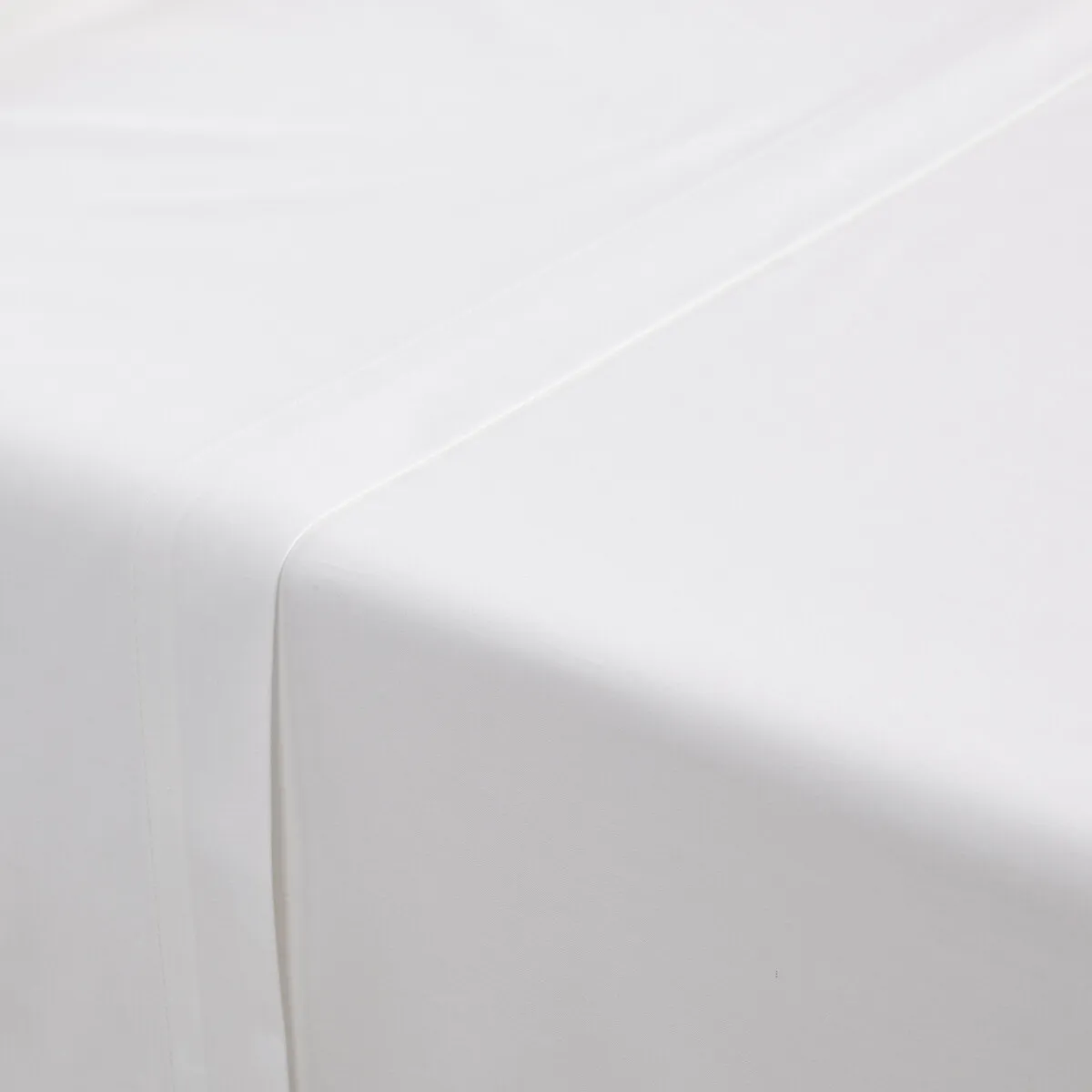 Drap Plat Uni En Percale De Coton Bio Scenario — vue 3