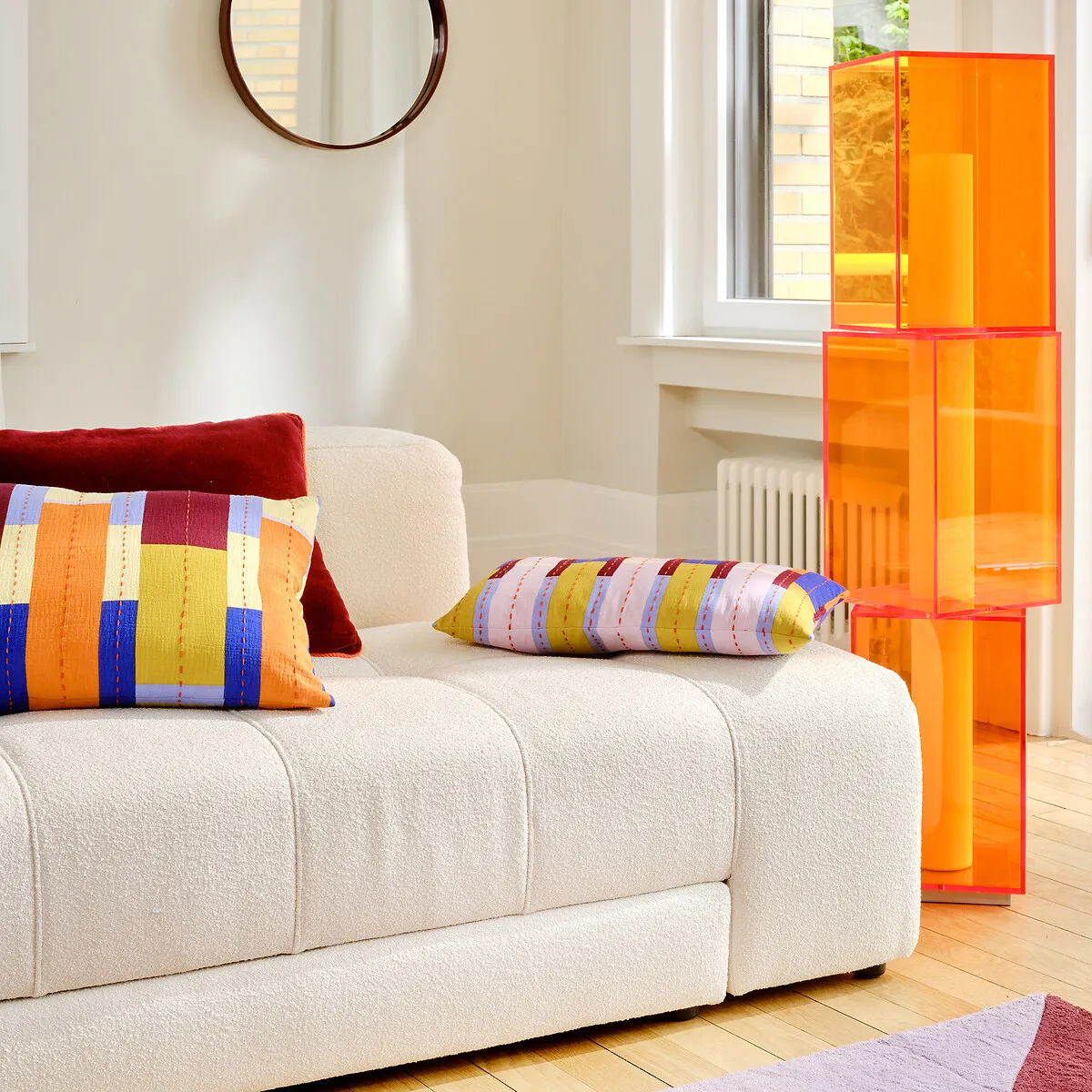 Housse De Coussin Rectangulaire, 60 X 40 Cm, En Gaze De Coton, BLIKKA — vue 3