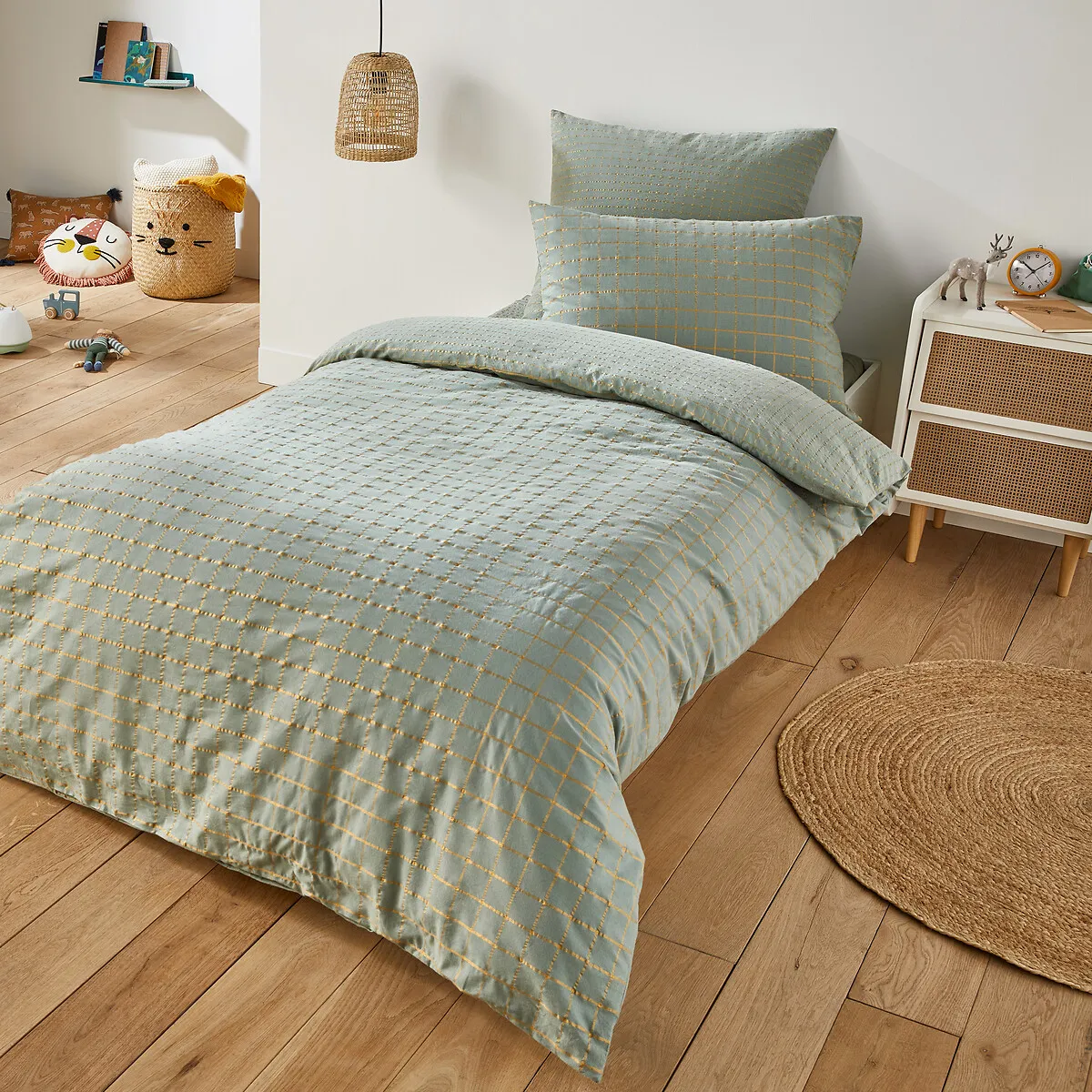 Drap-housse Enfant Coton Lavé, Melior — vue 3