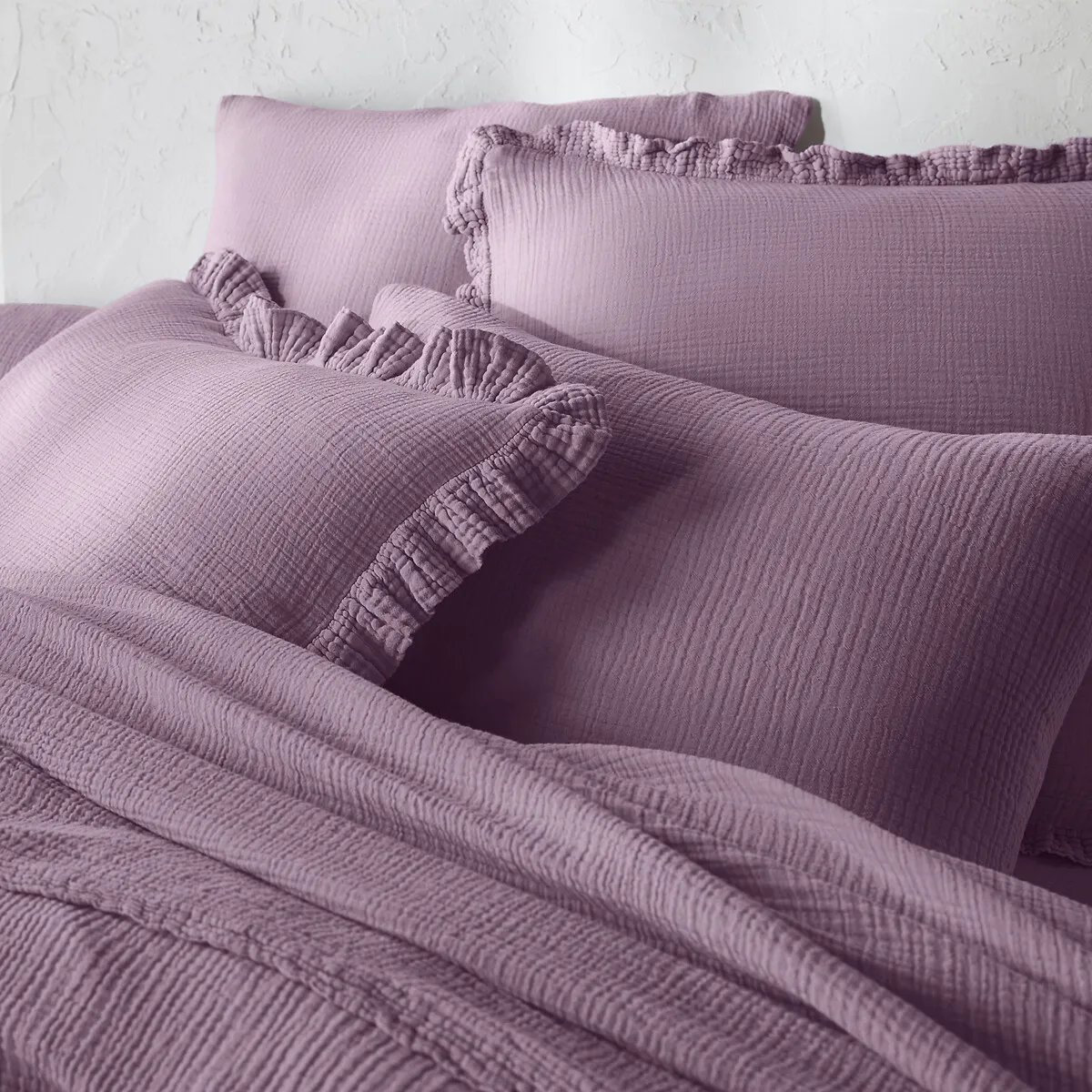 Housse De Couette Unie En Gaze De Coton, Kumla — vue 3