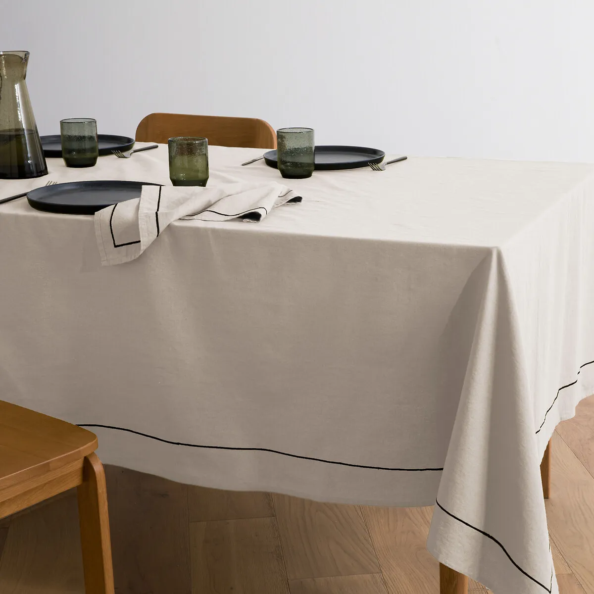 Nappe Lin/coton Lavé Métis Bourdon
