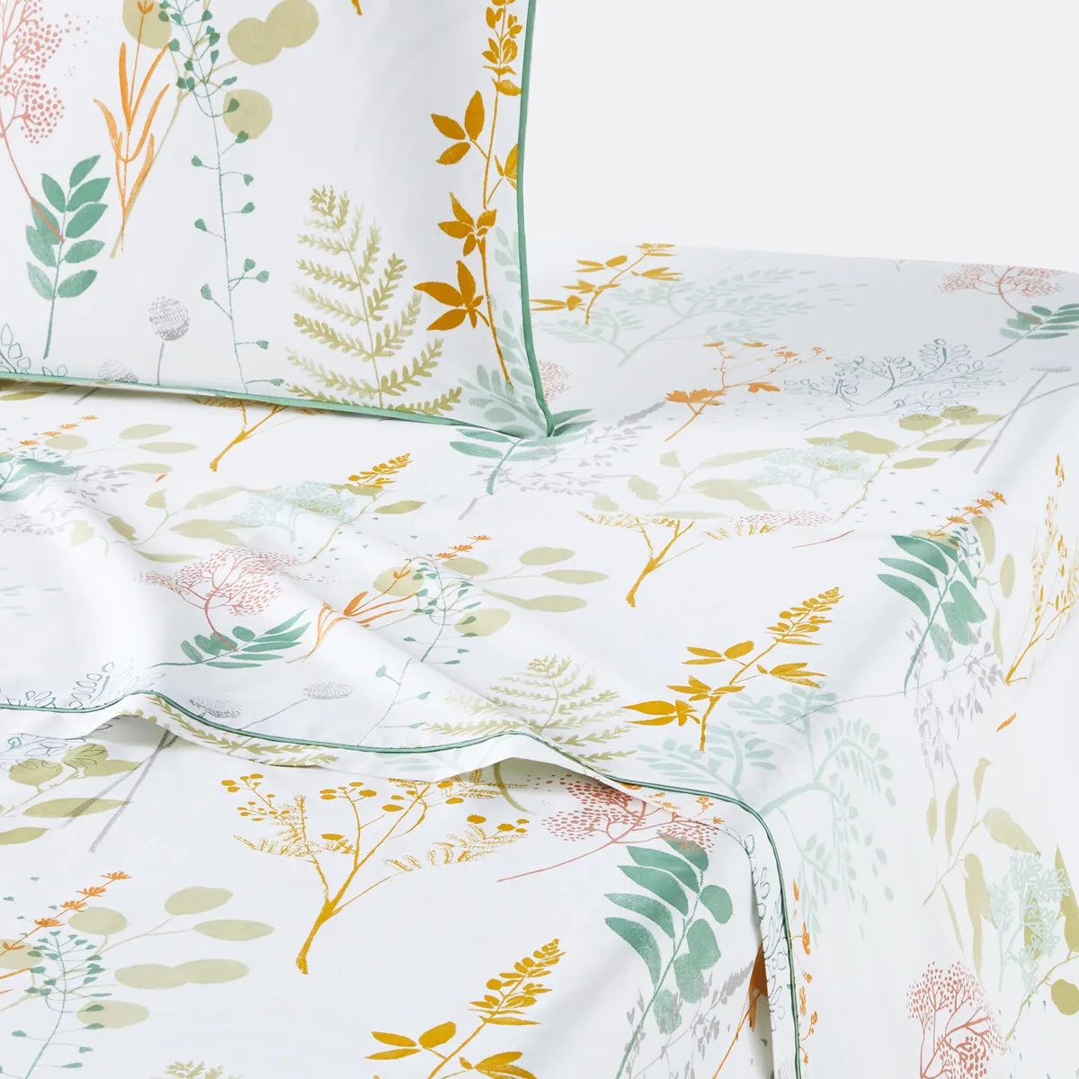 Drap Plat Percale De Coton, Herbarium
