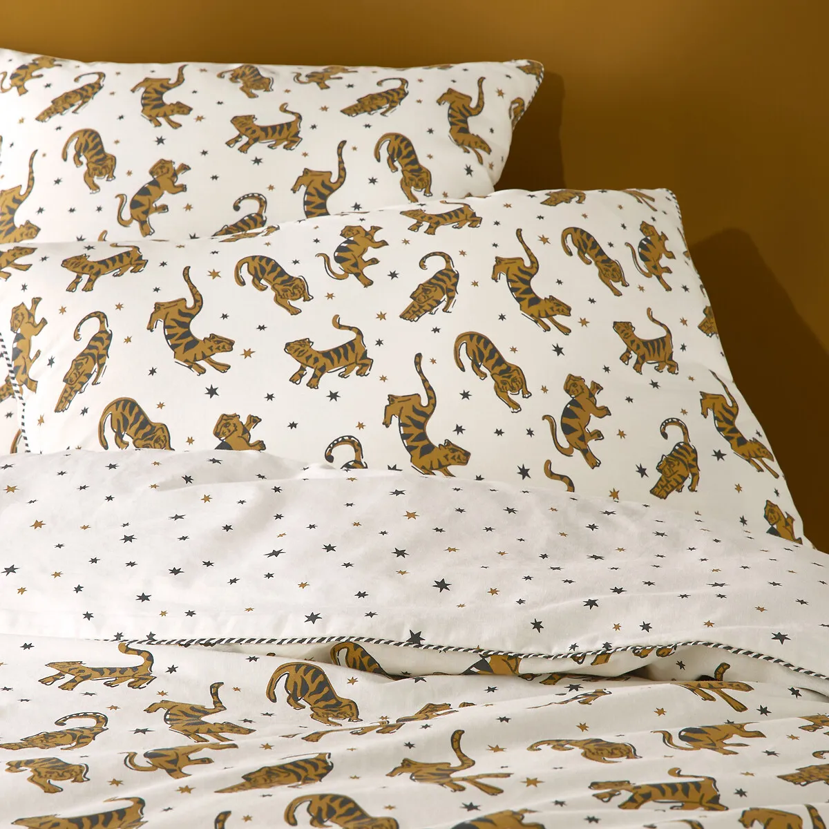 Drap-housse Enfant, 30% Coton Recyclé, Tigris — vue 3