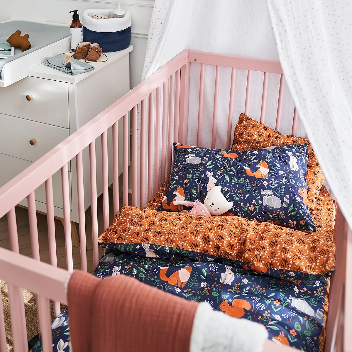 Housse De Couette Bébé En Coton, Dans Les Bois